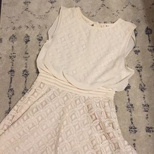 Altar'd State Cream Mini Dress. Size S.